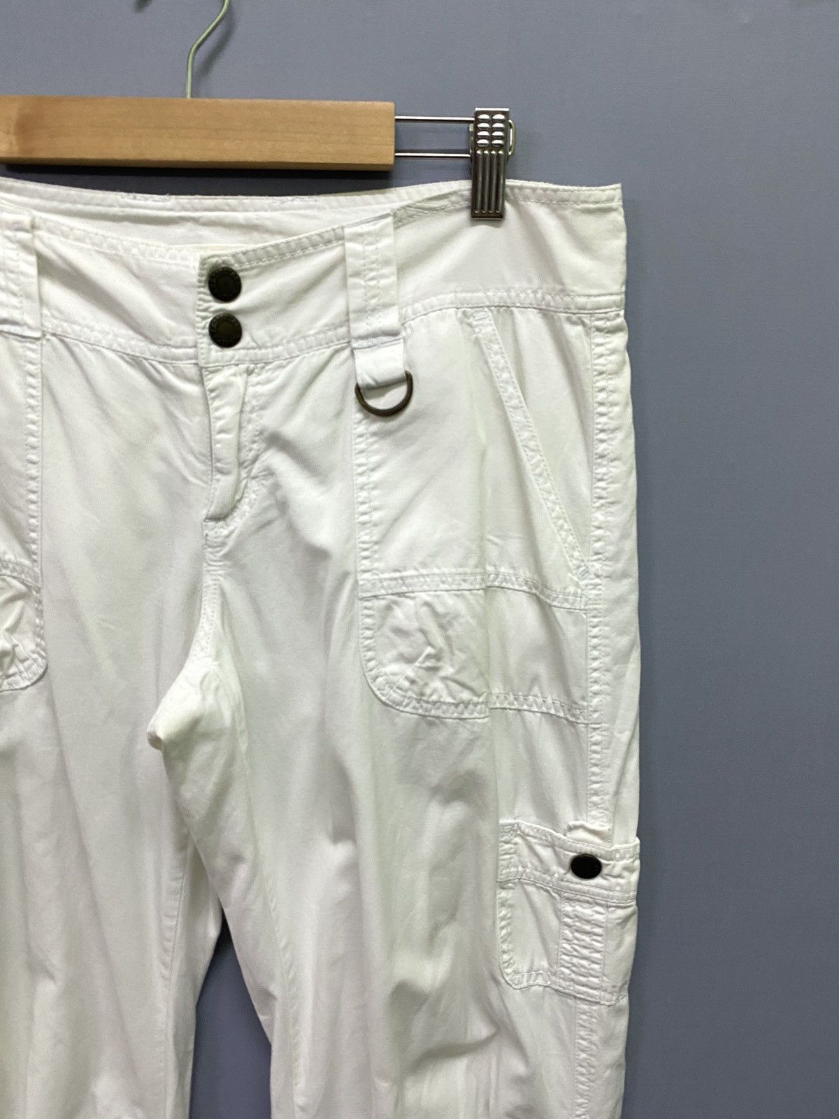 Cargo AEROPOSTALE 8 Pocket Parachute White Pants - 5