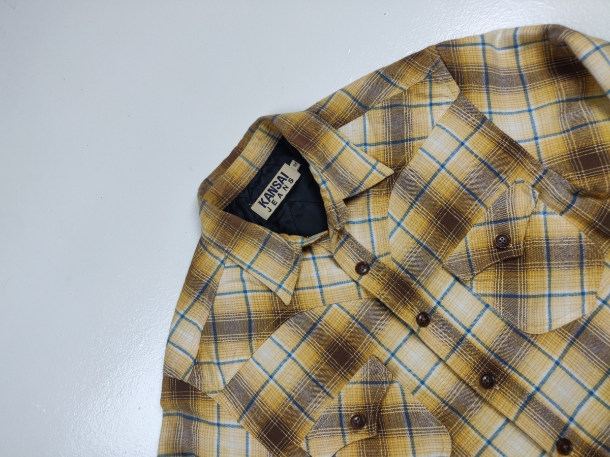 Kansai Yamamoto - Kansai Jeans Checkered Western Light Jacket Outerwear - 2