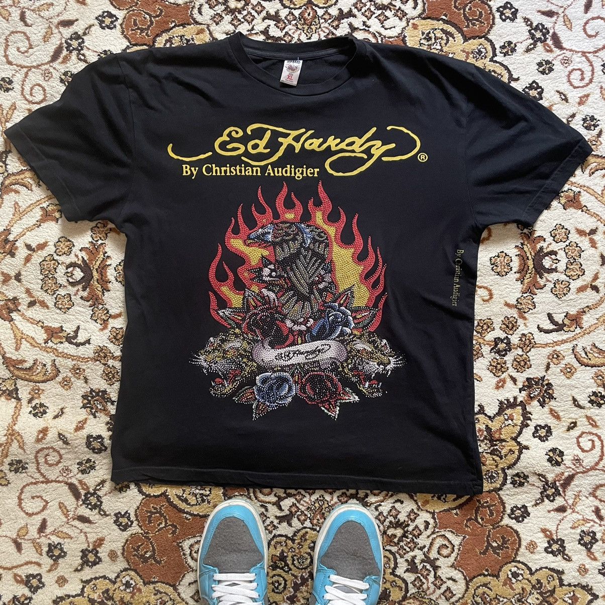 Vintage - Ed hardy fire hawk tee 🔥 - 1