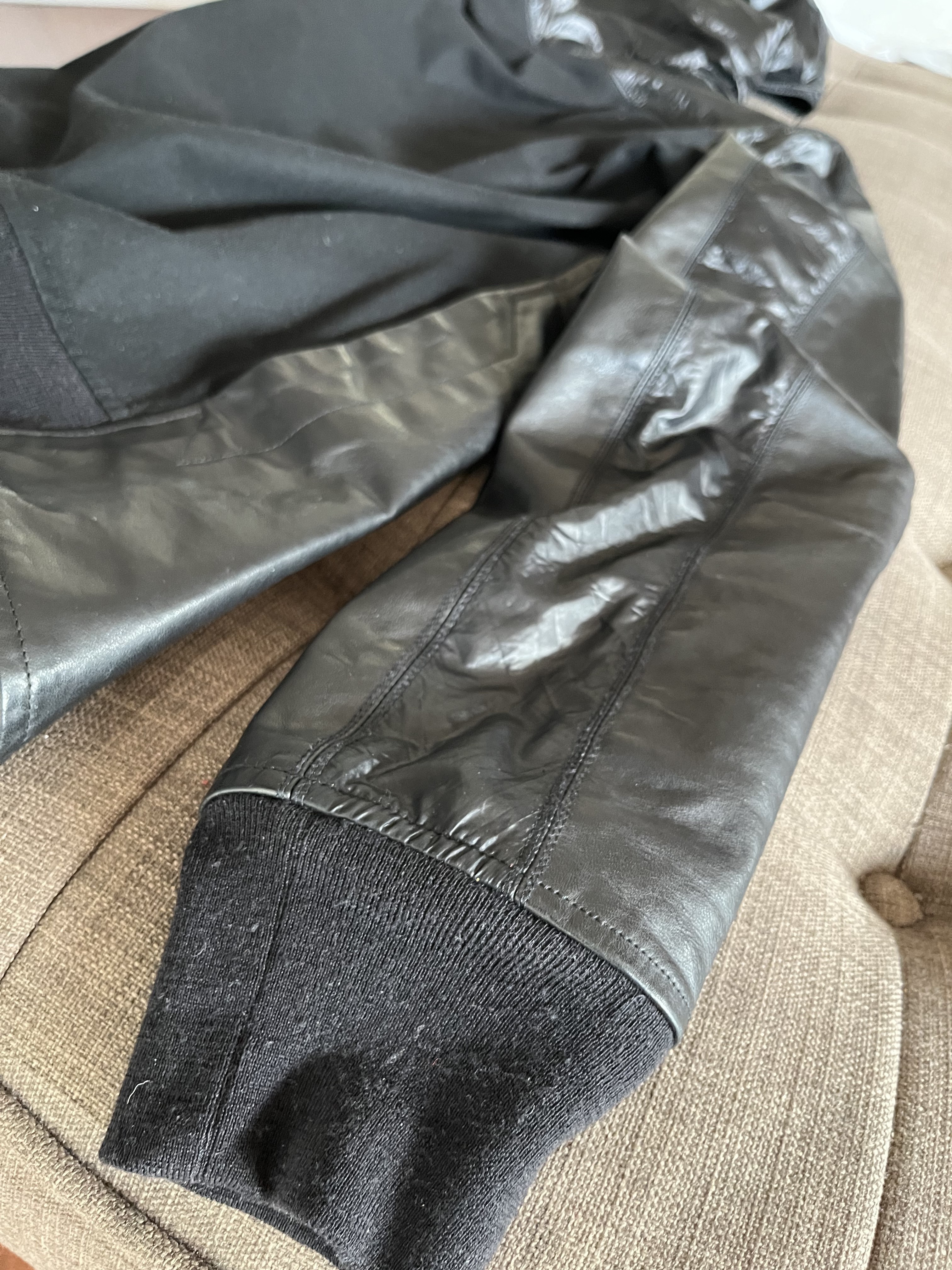 Mainline Hooded Jacket (lamb/nylon/cotton) - 17