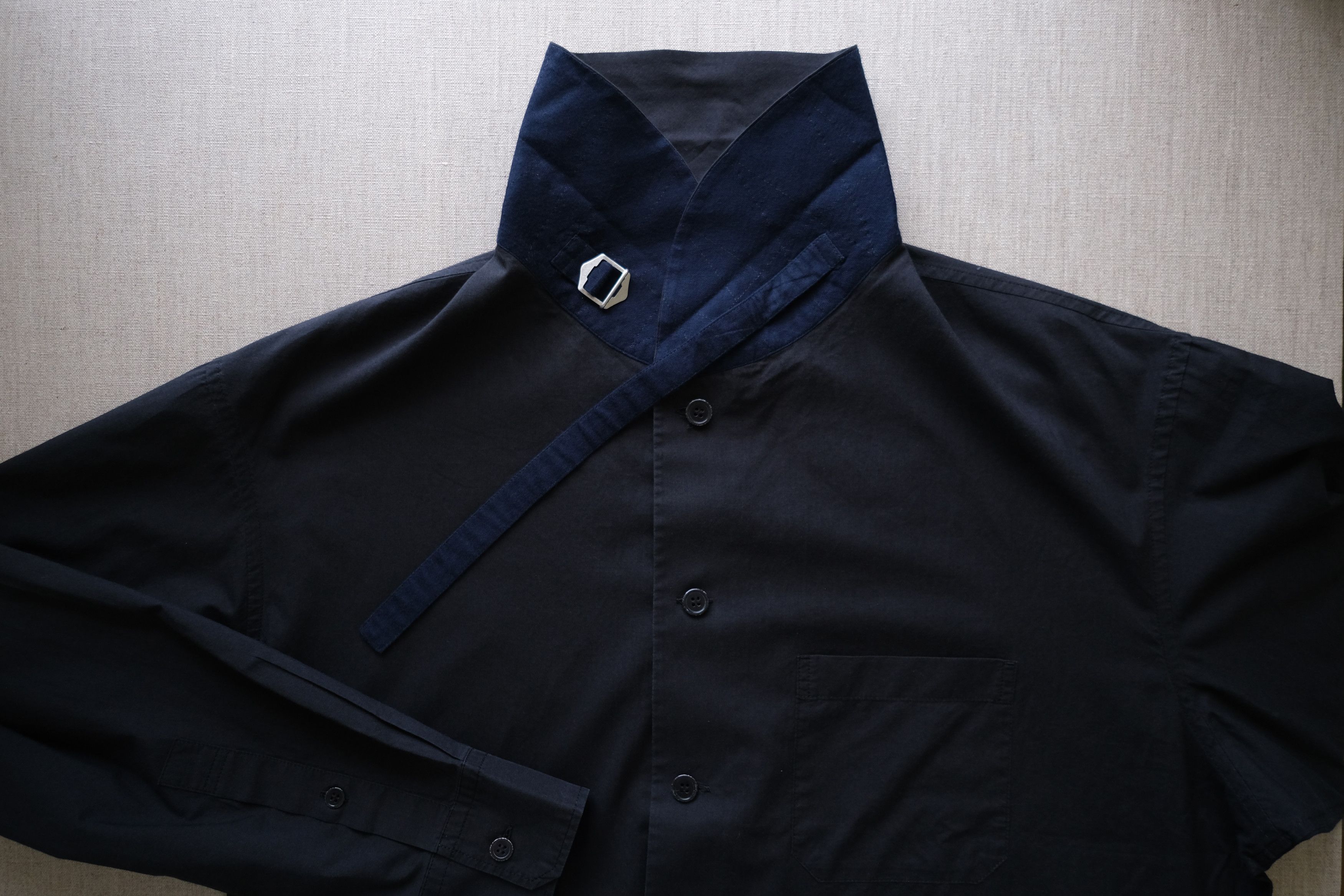 🎐 YYPH SS18-Runway Buckle-Collar Shirt - 3