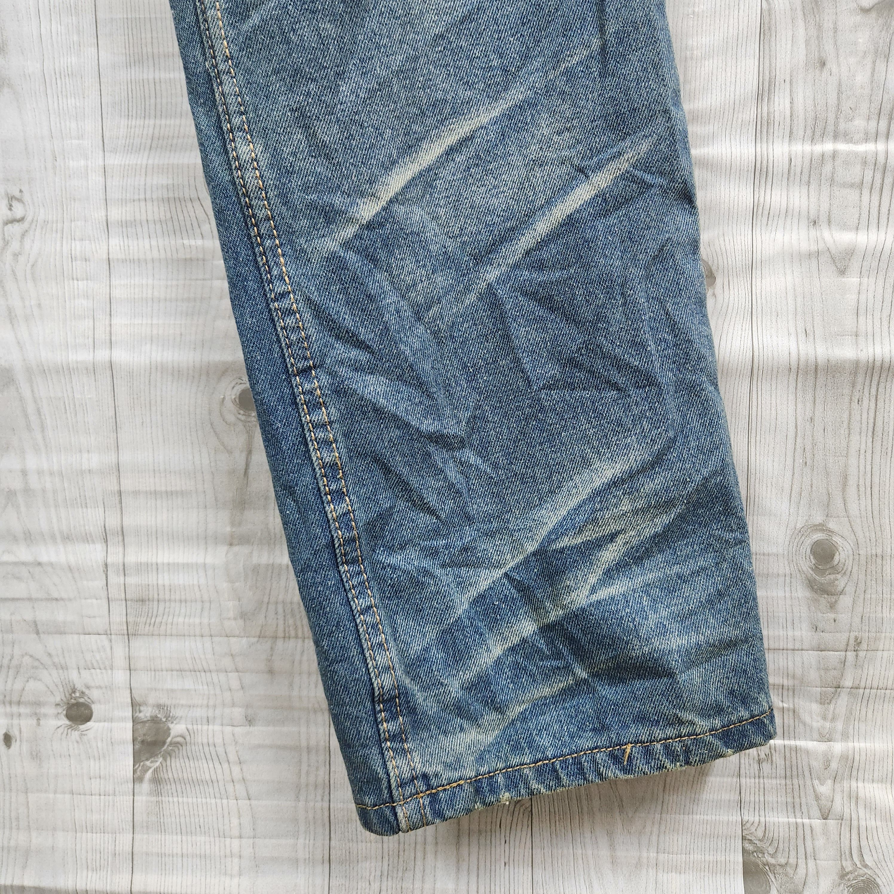 Japan Blue - Acid Wash Blue Japan Denim Straight Cut Jeans - 11