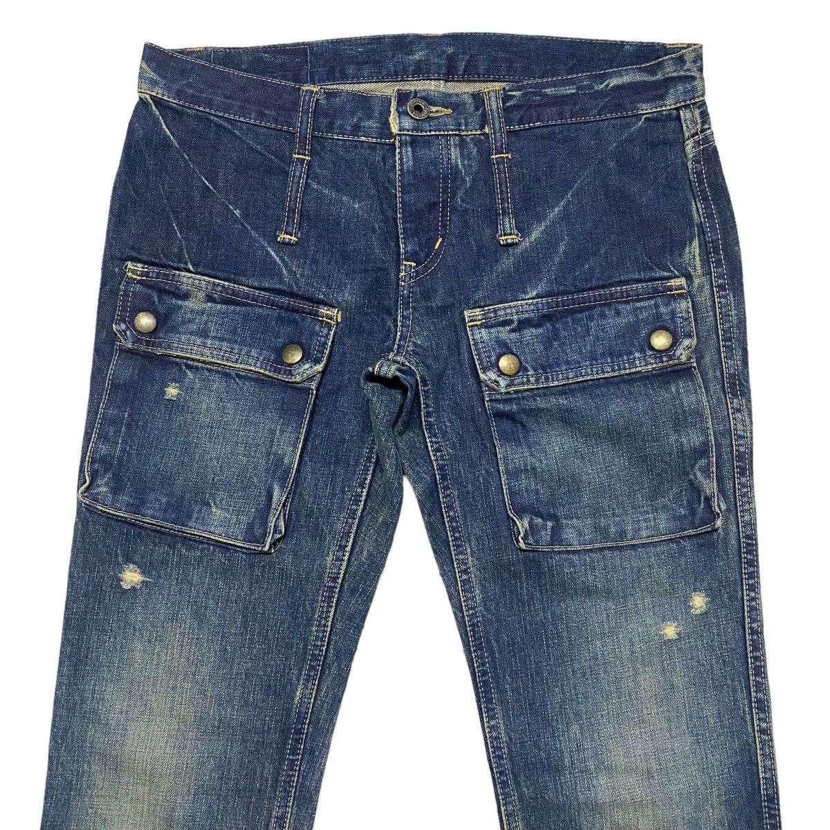 Hysteric Glamour Denim Flare Bush Pants - 3