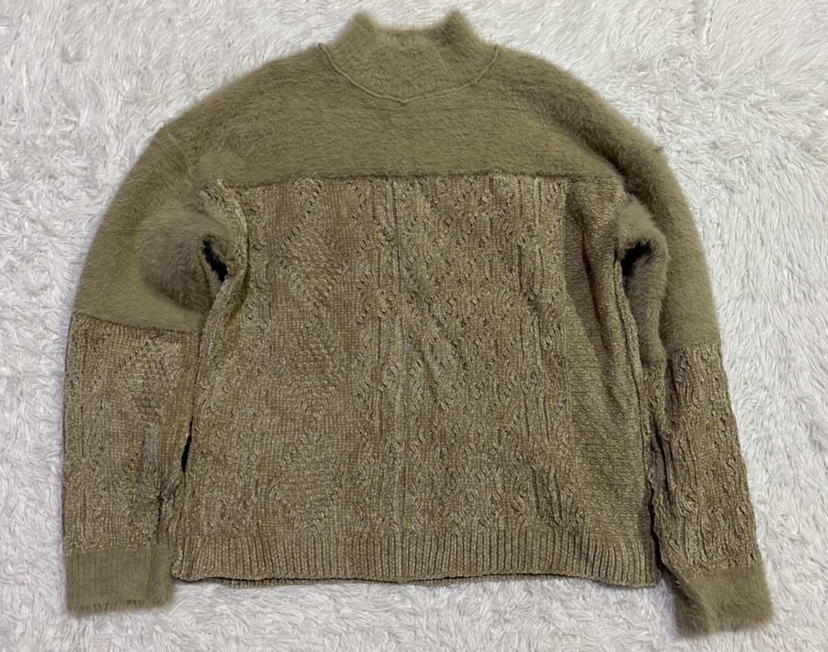 Rare - Murua Cozy Mohair Cable Knit Sweater Cardigan Jumper Rare - 9
