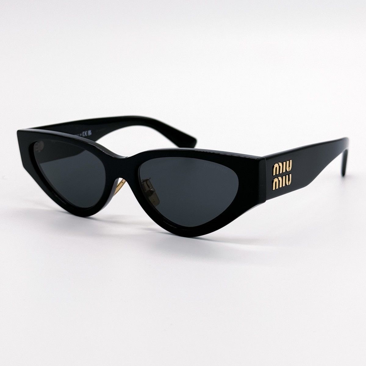 NEW MIU MIU SMU 03Z 1AB5S0 BLACK MU03ZS 1AB5S0 SUNGLASSES - 2