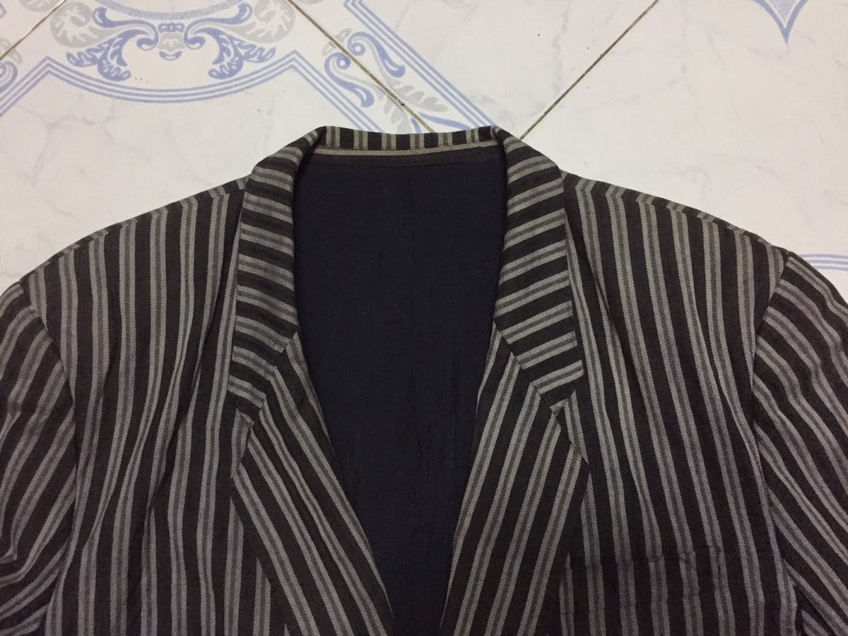 Kenzo Zebra Stripes Jacket Coat Made in Japan - 14