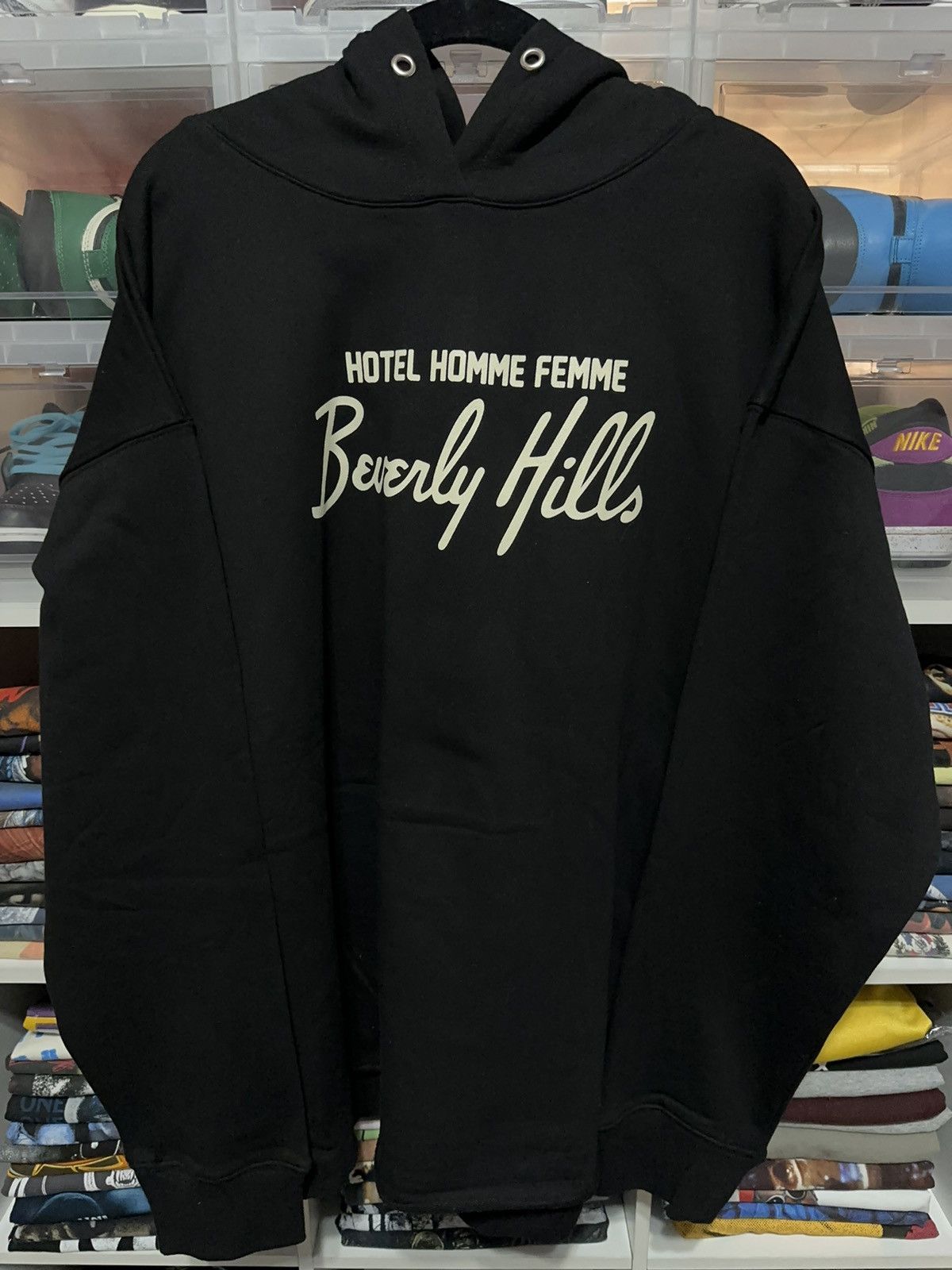 Hype - Homme Femme LA Hotel Beverly Hills Graphic Hoodie XL - 1