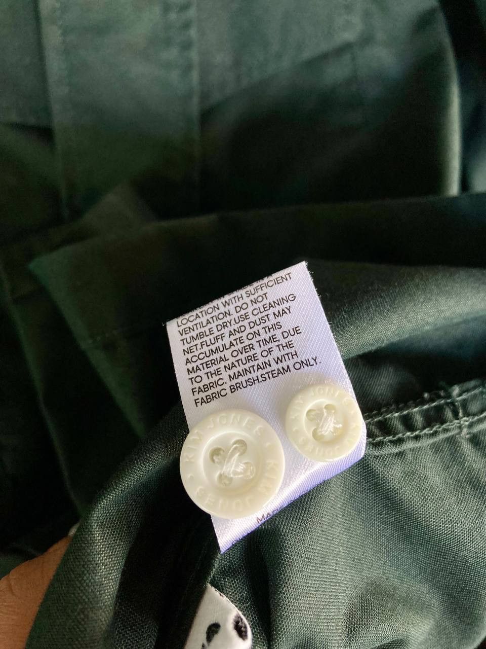 AW18 Kim Jones x GU Military Strap Buttoned Shirt - 10