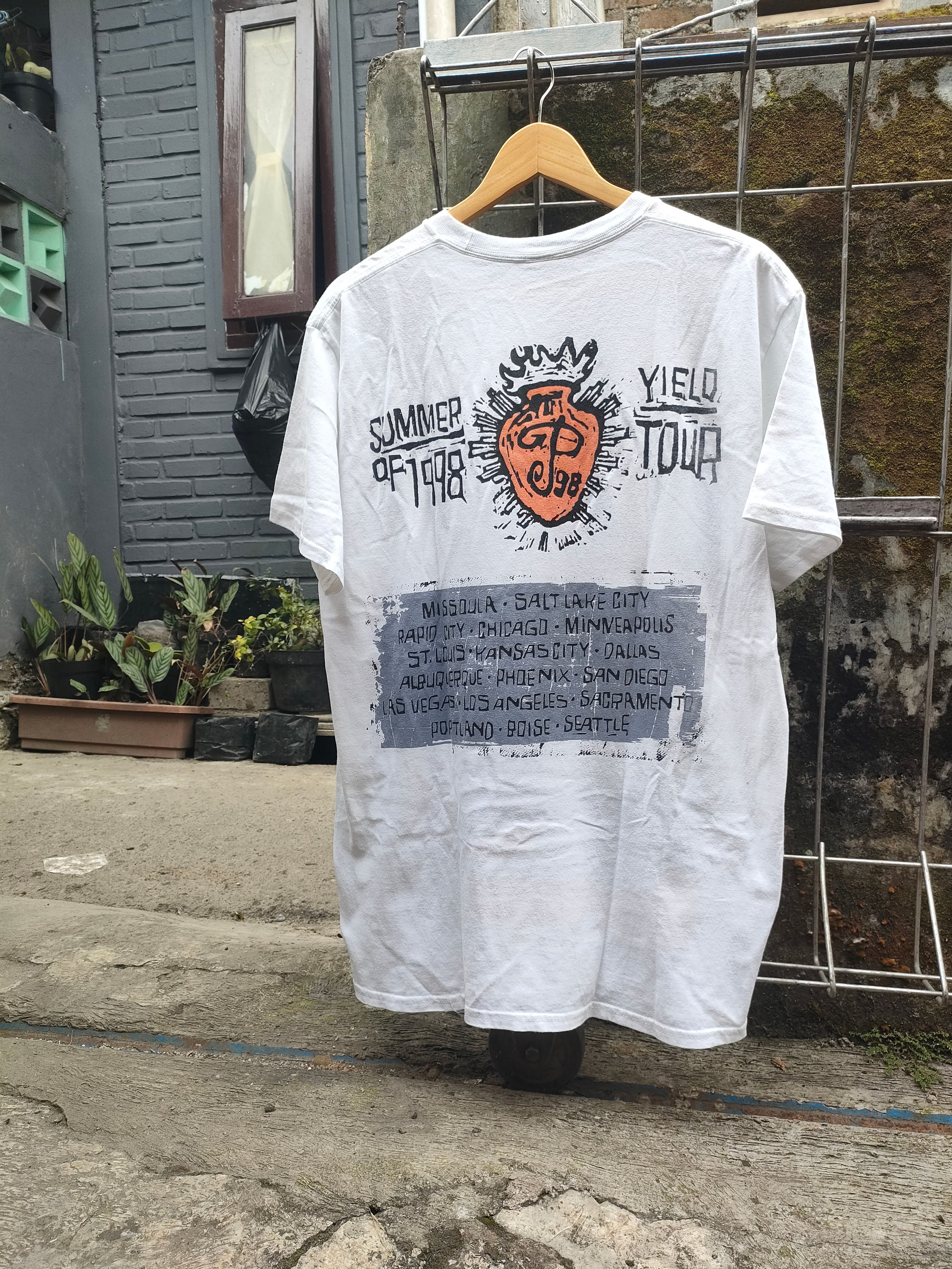 Vintage Pearl Jam 1998 Tour T Shirt - 2
