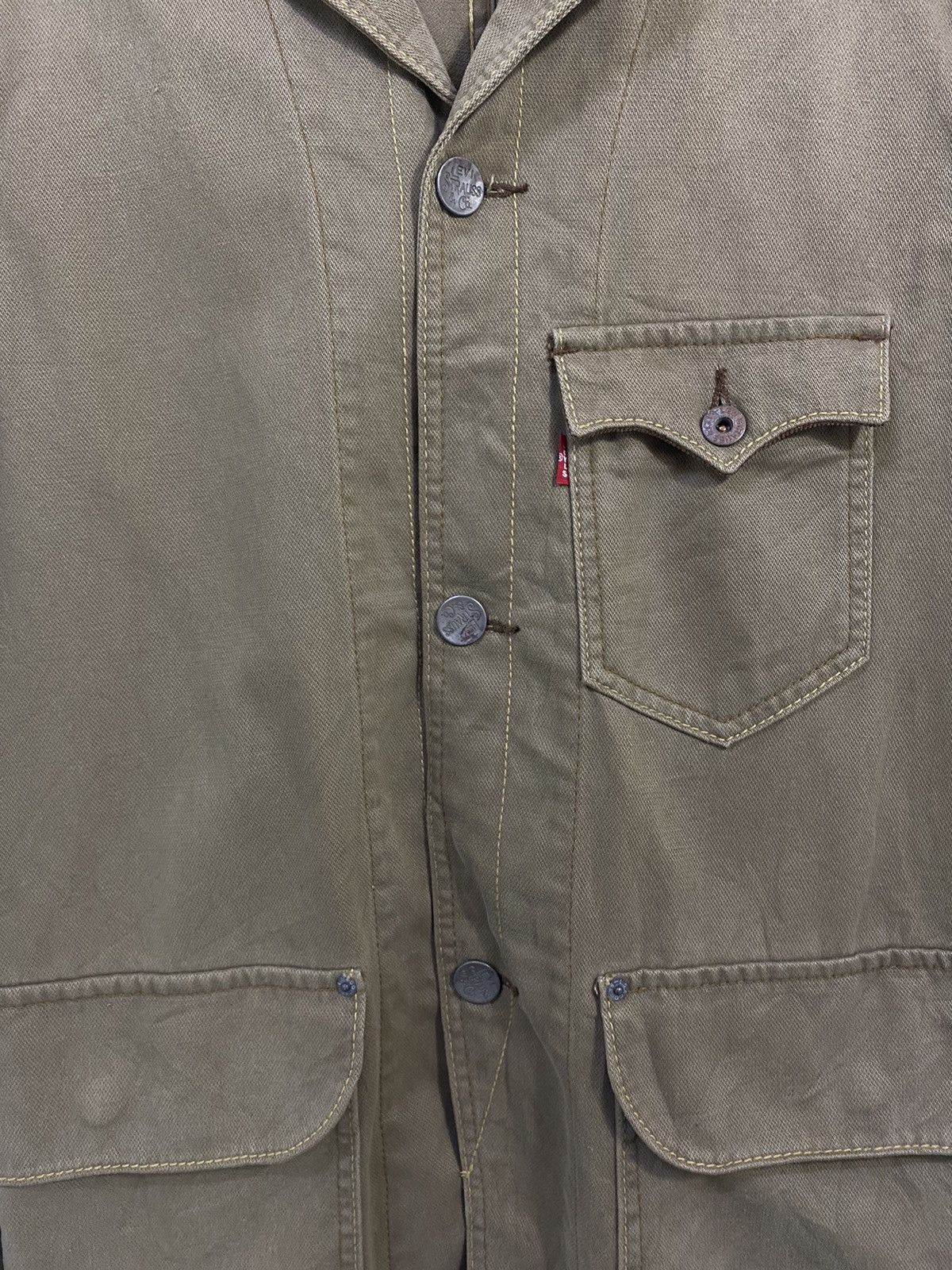 Vintage Levi’s Chore Jacket Design 3 Pocket Nice Design - 6