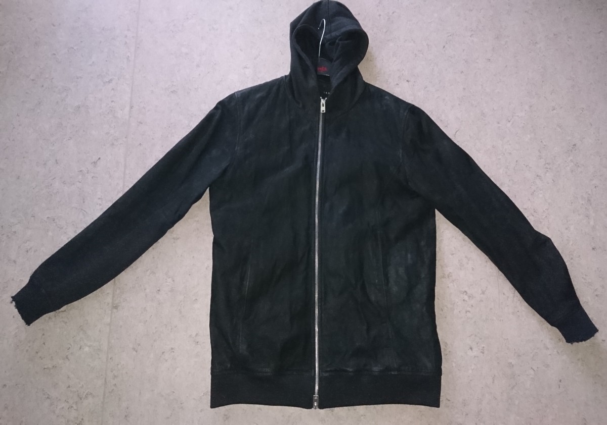 Iro - 1,390€ Long Hooded Lamb Leather Jacket M L - 1