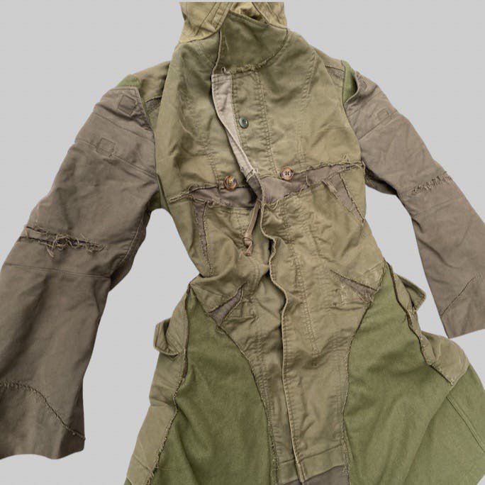 Fall 2006 Deconstructed Military Coat - 3