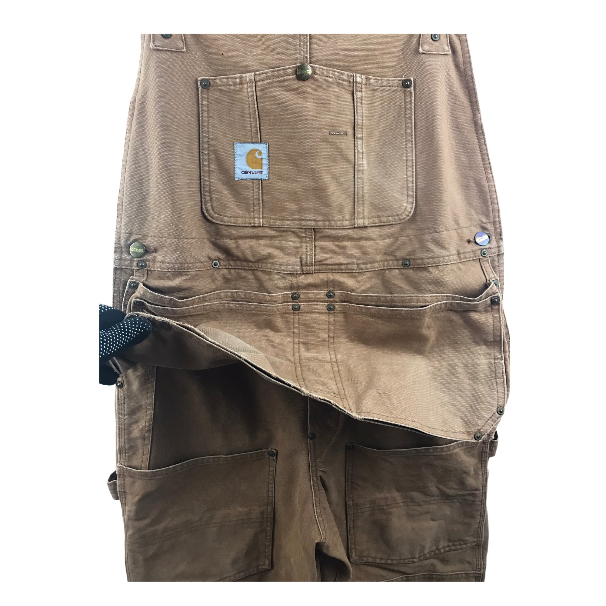 Vintage Carhartt Carpenterbib Overall Jacket - 4