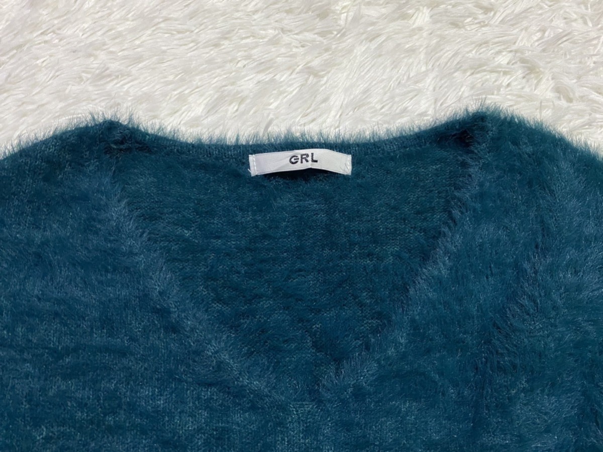 Street Fashion - GRL Luxury Cozy Nylon Fuzzy Cardigan Sweater Pullover - 5