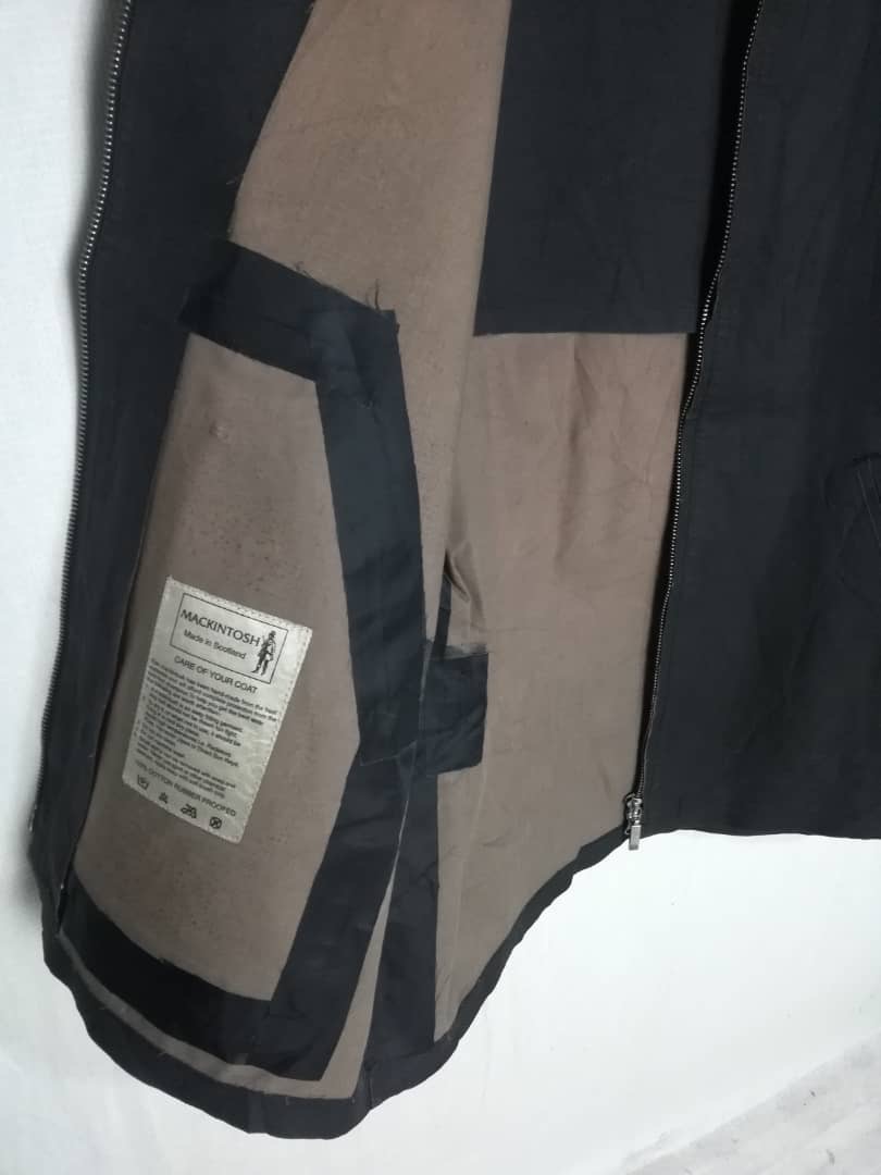 Mackintosh genuine handmade black zipper jacket - 8