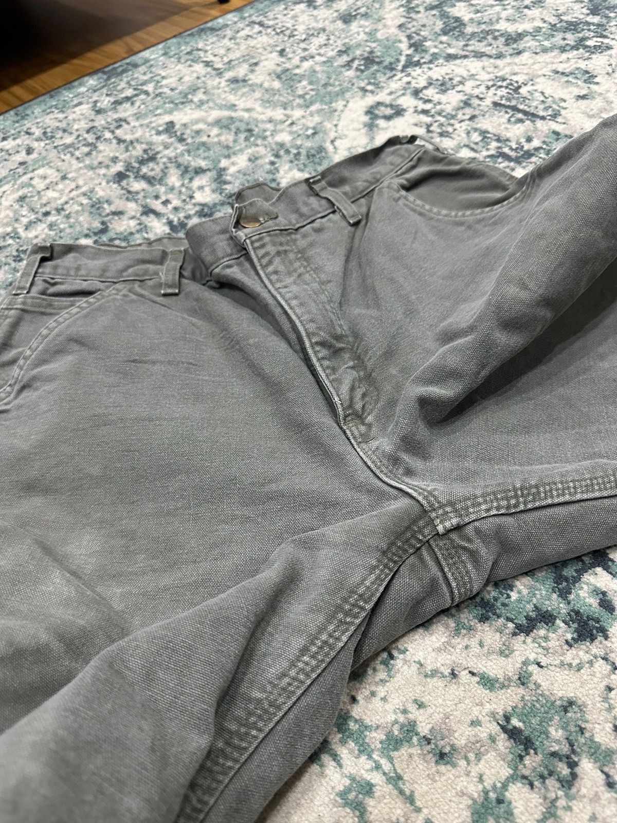 Vintage Carhatt Baggy Flannel-lined Pants - 8