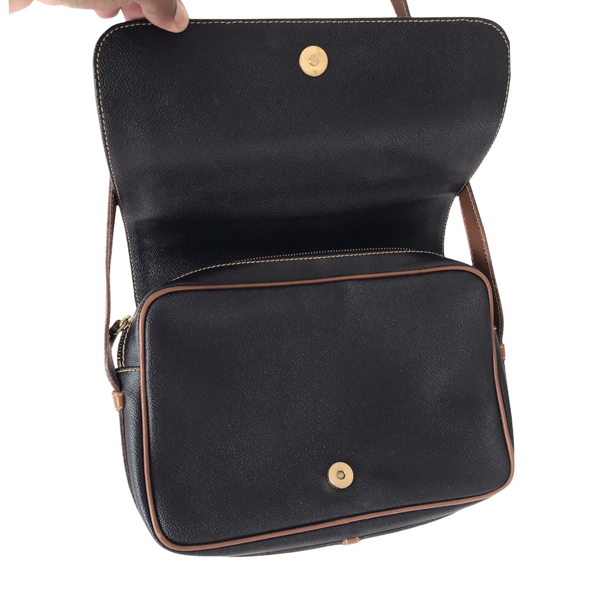 Vintage - Authentic Vintage Trussardi Italy Leather WMN Crossbody Bag - 10