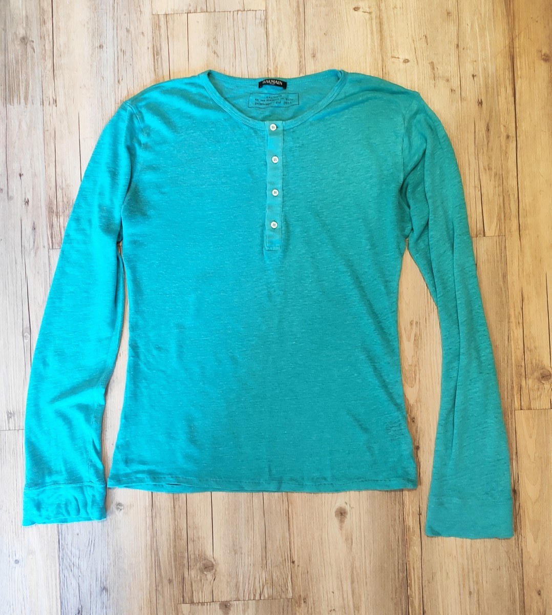 SS2014 Henley linen shirt.Like Dior or Saint Laurent - 2