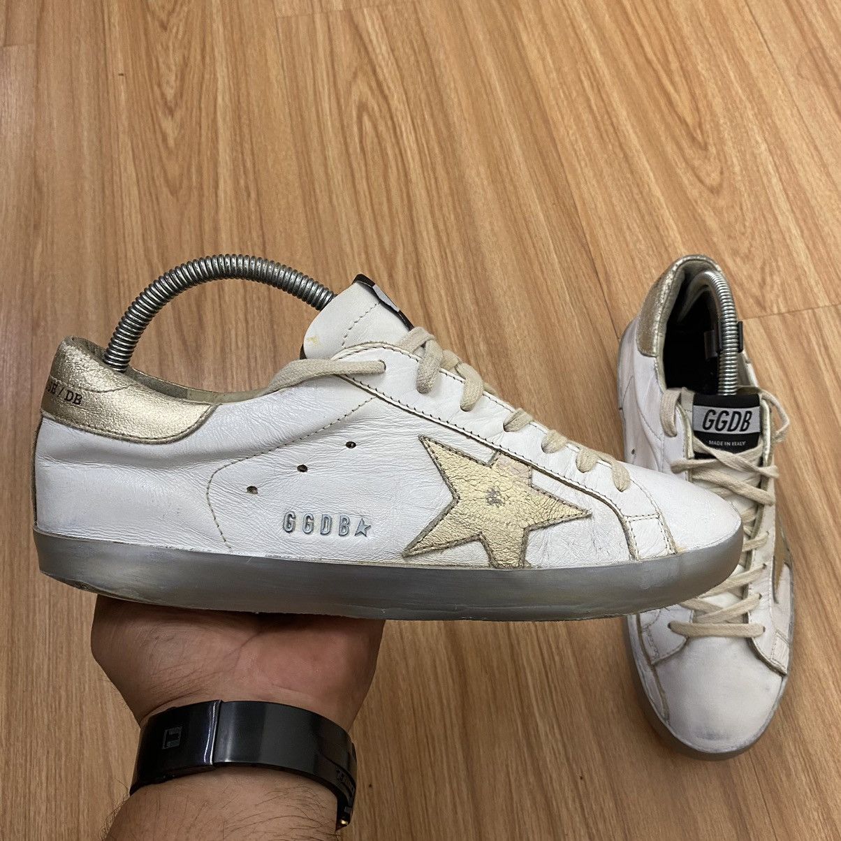 💥GOLDEN GOOSE SUPERSTAR WHITE SNEAKERS SIZE 40 - 12