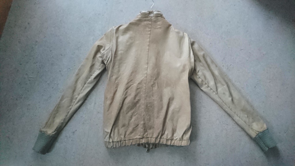 Giorgio Brato - Handmade Two Zip Leather Jacket Beige 48 / S - 8
