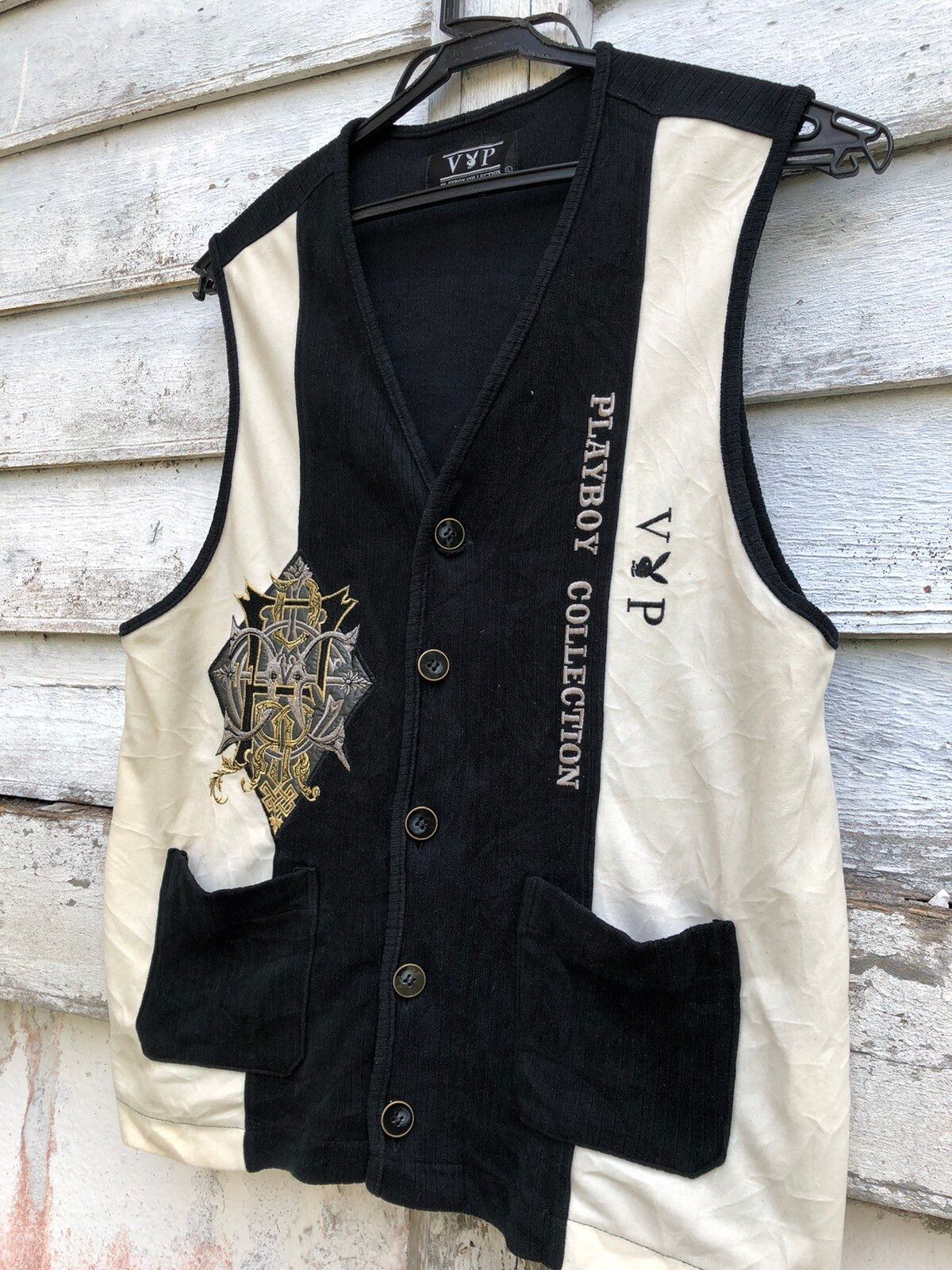 ✔️Rare✔️ Playboy Collection Embroidry Cotton Vest - 2