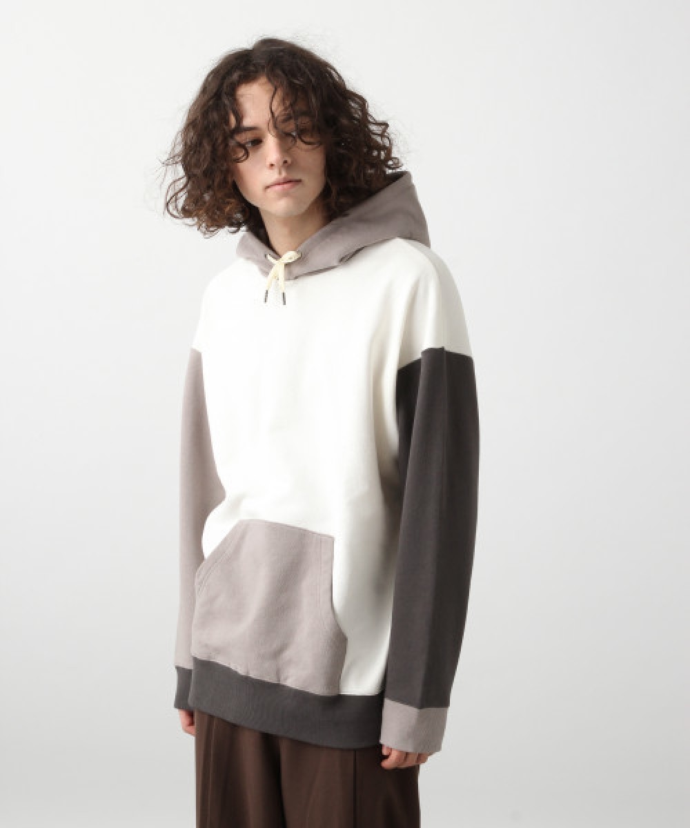 Hare - contrast block hoodie - 1