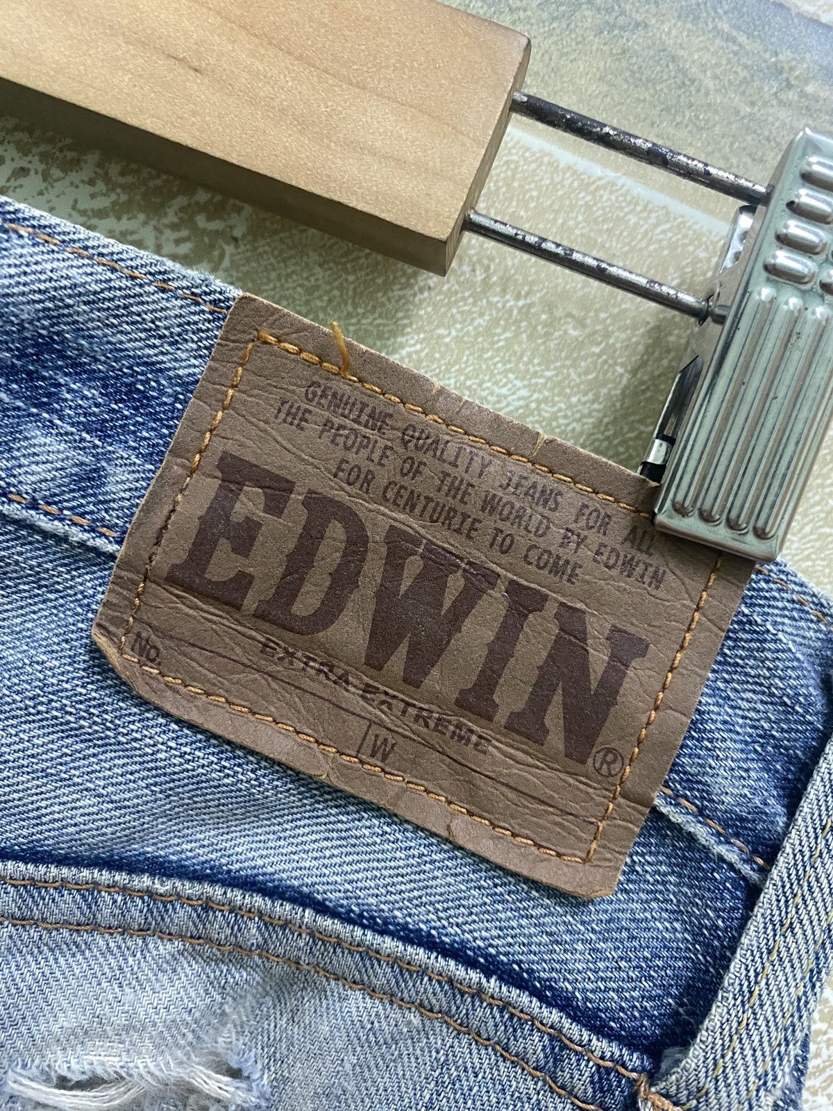 Vintage EDWIN Extra Extreme Thrashed Denim - 12