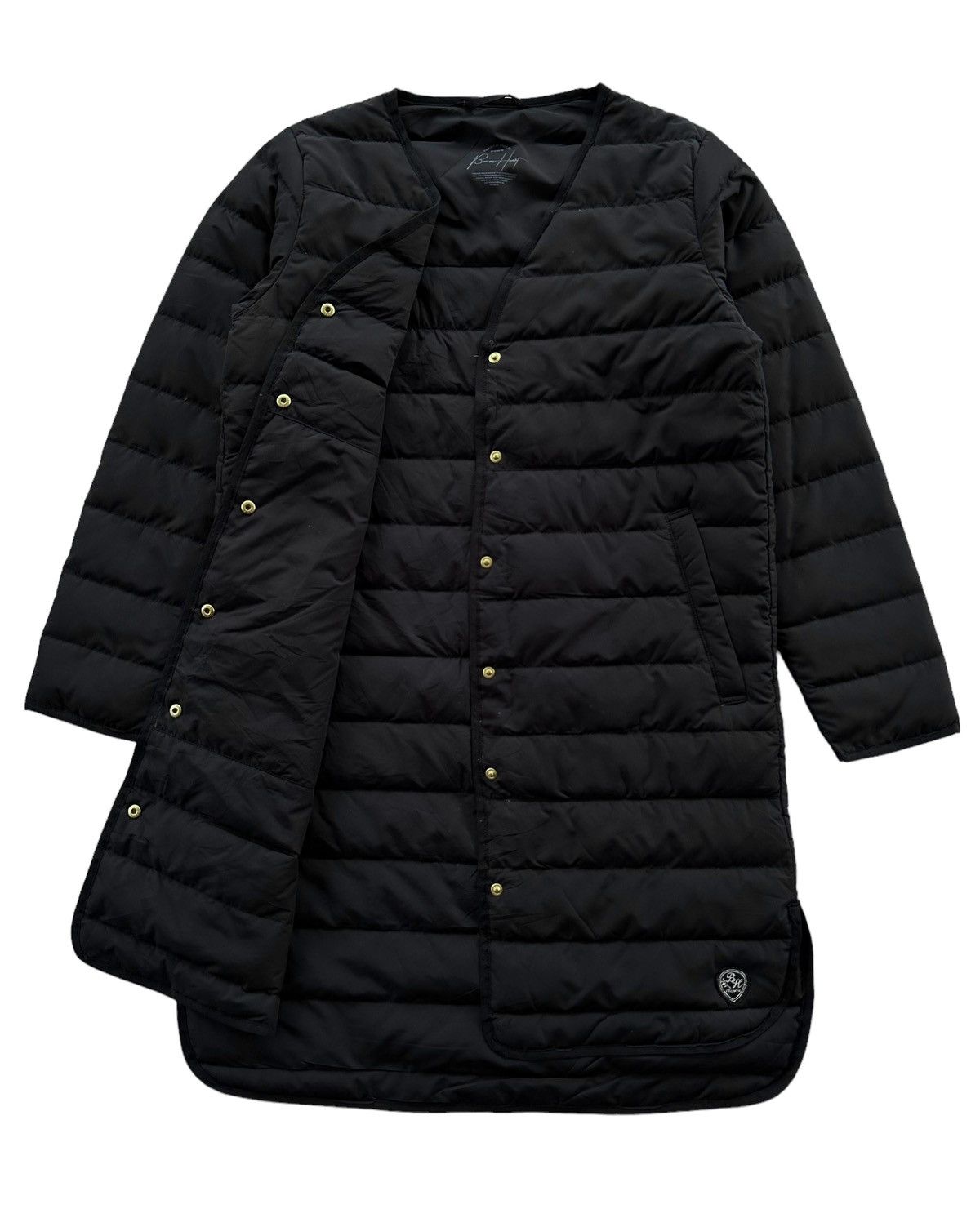 Beams Heart French Duck Down Puffer Long Jackets - 2