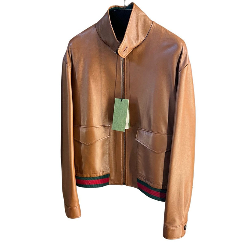Gucci Leather Jacket in Large - 1