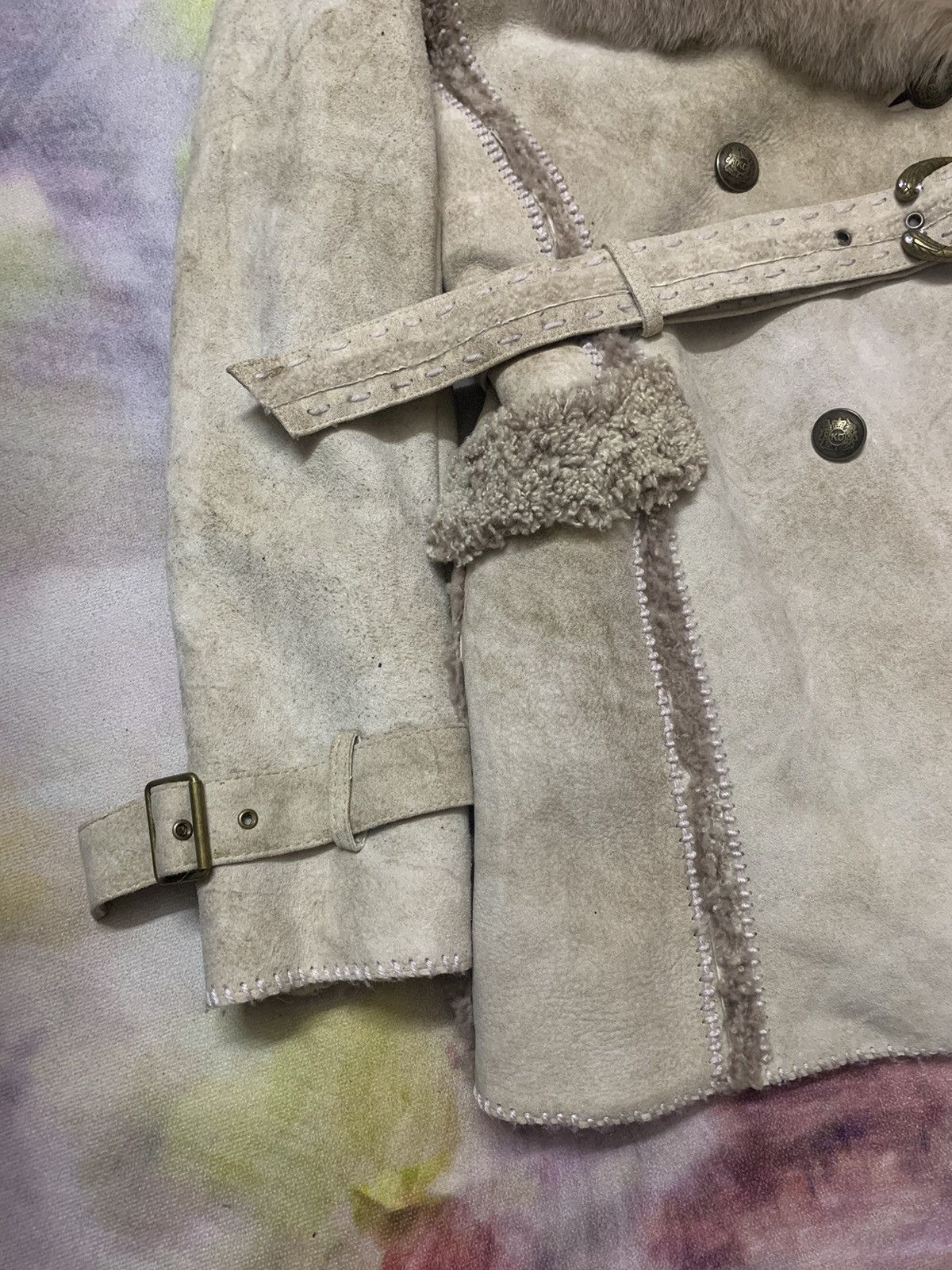 Raccoon Fur Moleskin Winter Jacket - 6