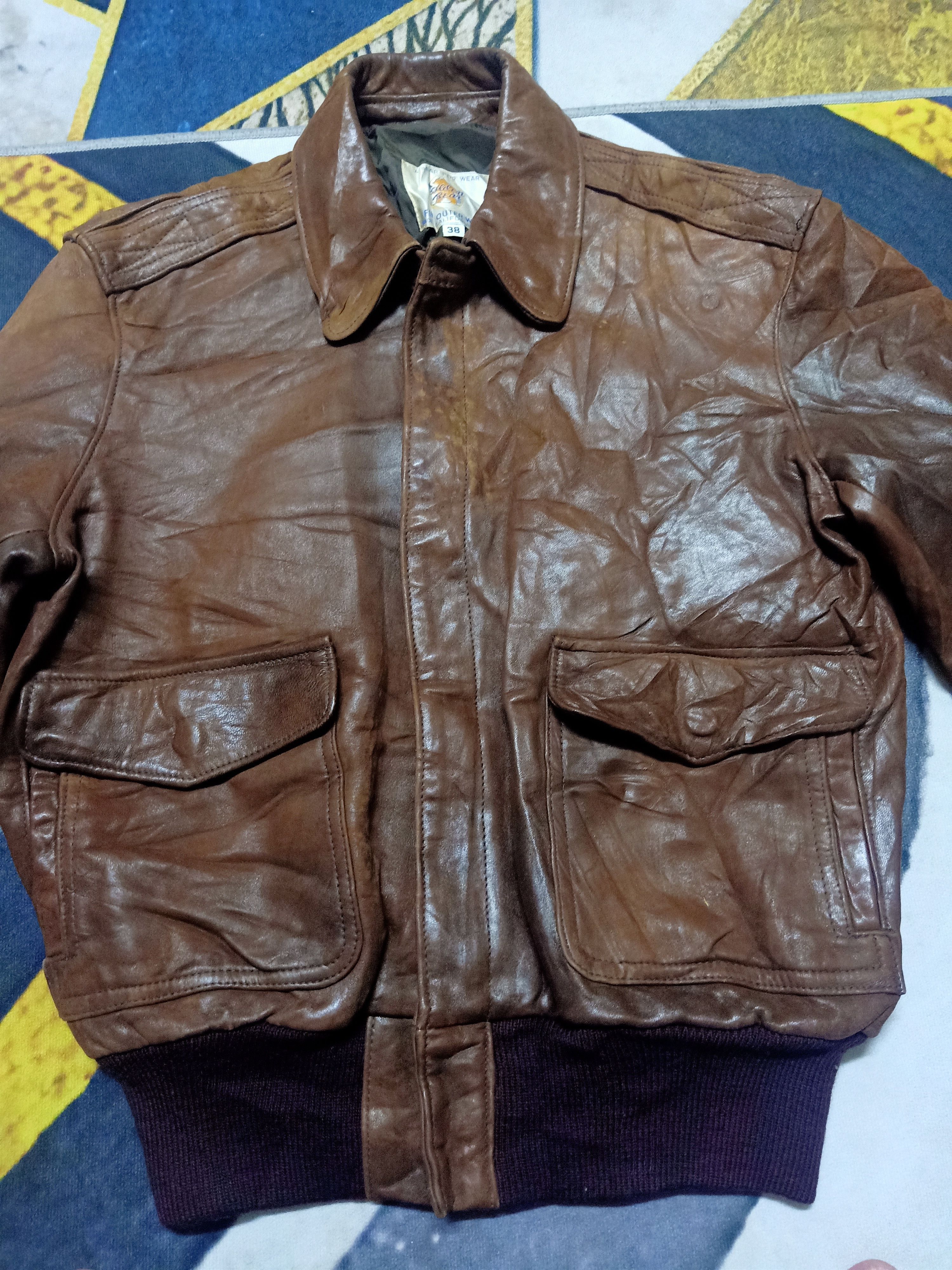 Vintage 70s Golden Bear Leather - 4