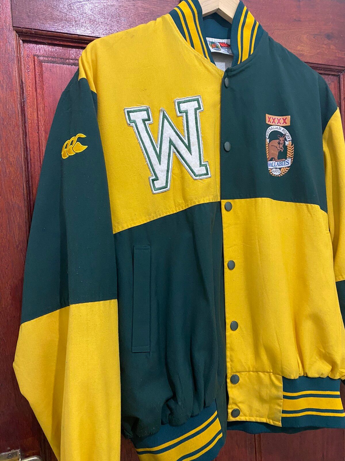 Rare Vintage Canterbury Australia Wallabies Varsity Jacket - 5