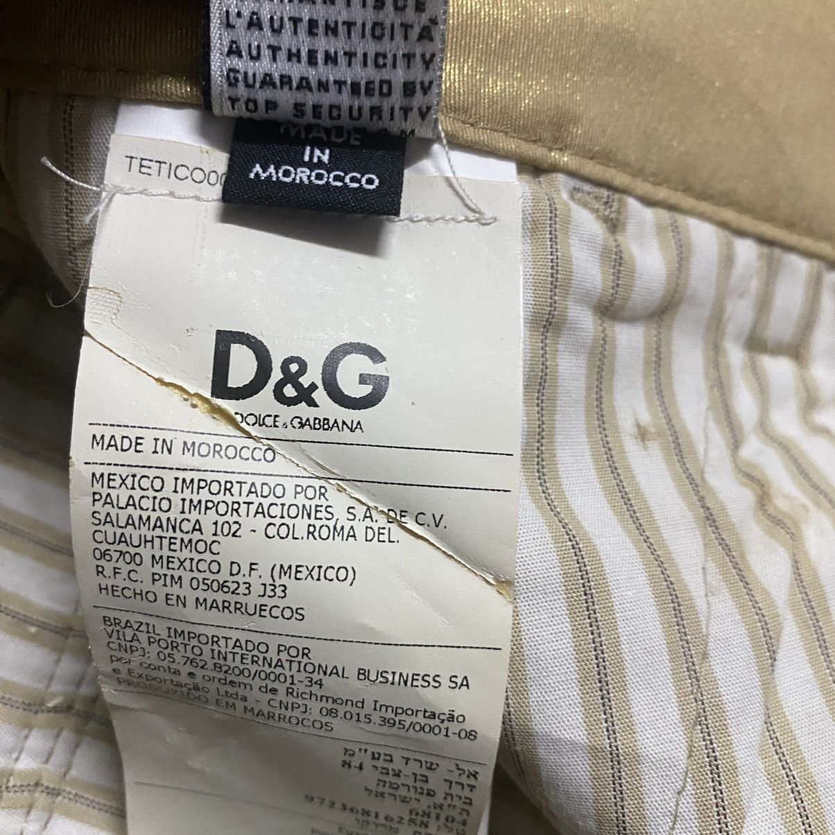 Dolce & Gabbana Cargo Pants Shorts Gold - 21