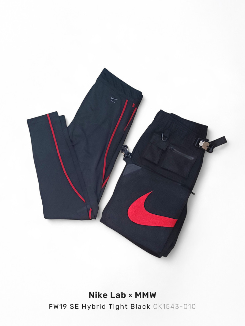 Nike Lab x MMW Men's FW19 SE Hybrid Tights Cargo Shorts CK1543-010 - 1