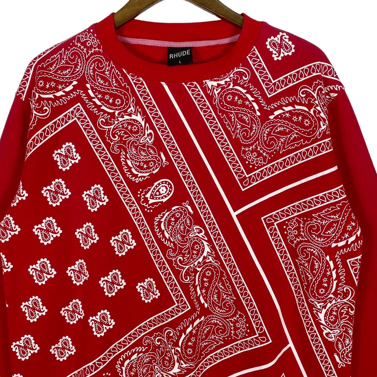 Rhude Paisley Bandana All Over Print Sweatshirt - 7