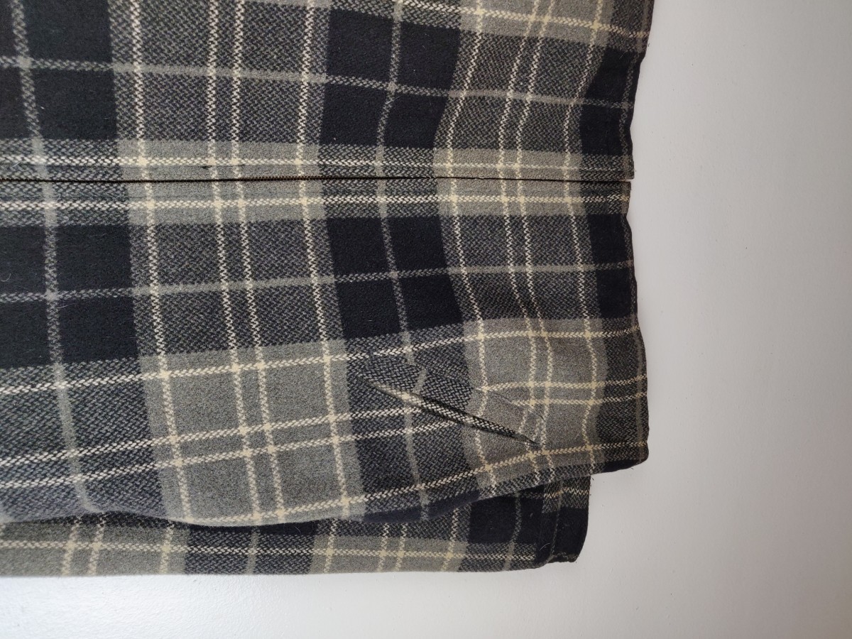 Casual Jacket - Genuine Article Checked Jacket Zipper Coat - 6