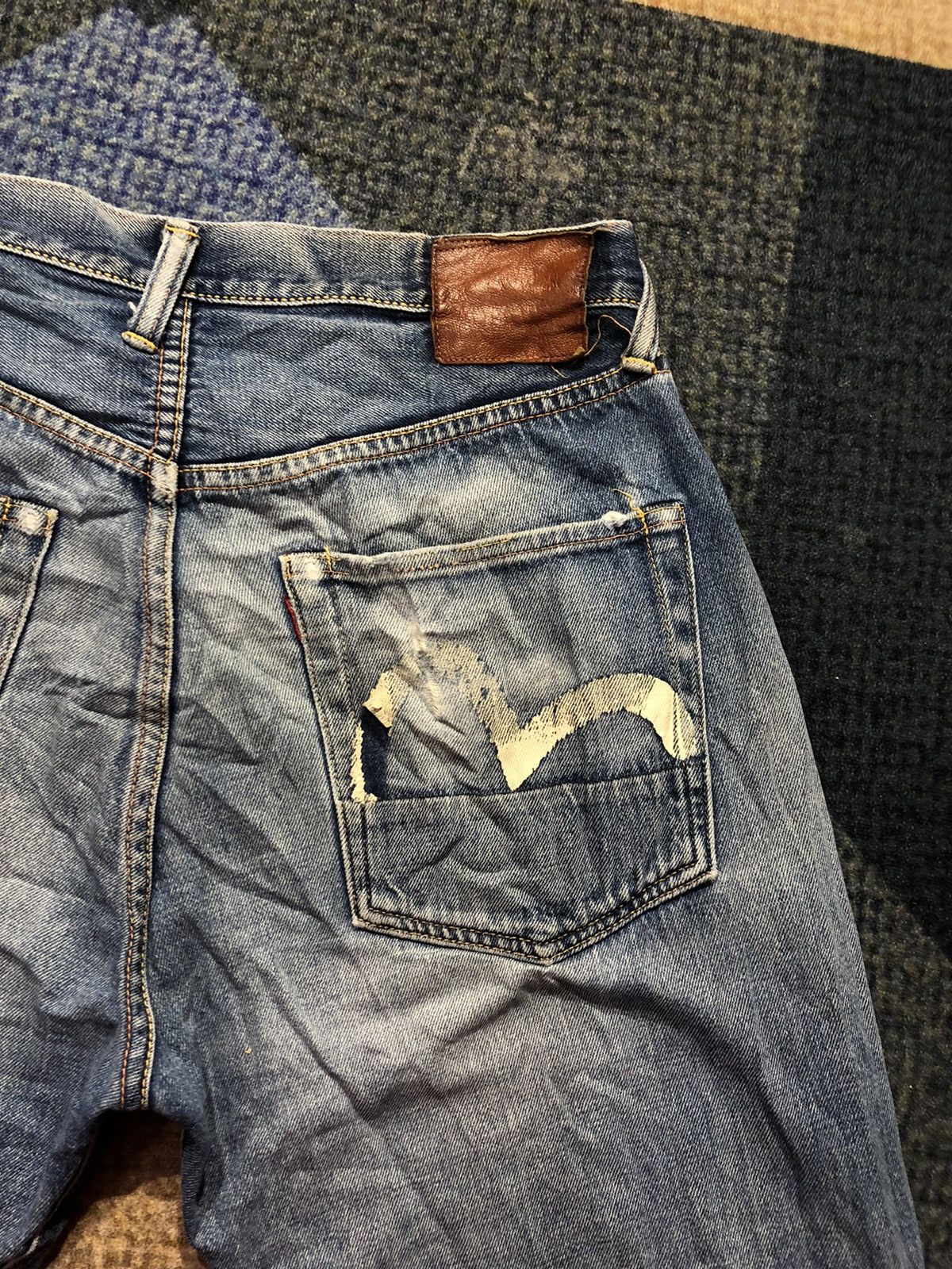 Vintage - Evisu Design By Yamane Selvedge Distressed Denim - 12