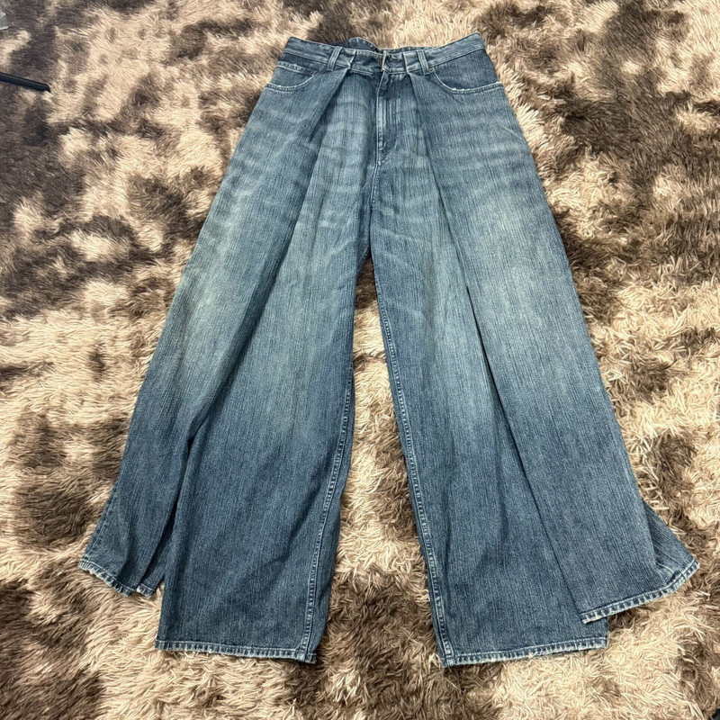 Balenciaga Show Four Leg Double Side Jeans - 1