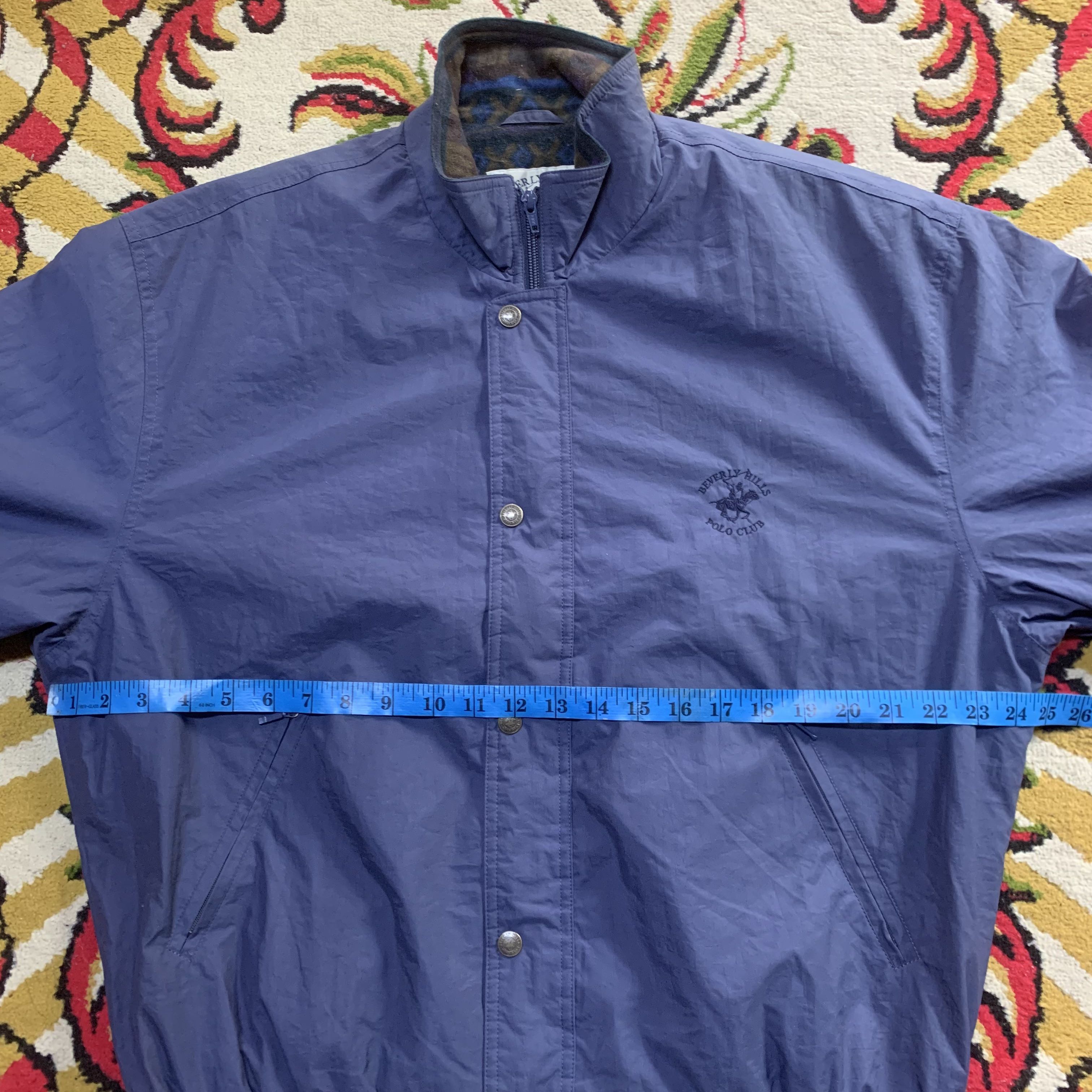 Vintage Beverly Hills Polo Club Windbreaker Jacket Blanket Linen - 6