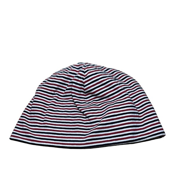 Engineered Garments Beanie Cap 100% Cotton Jersey Stripe Multicolor Large NWT - 1