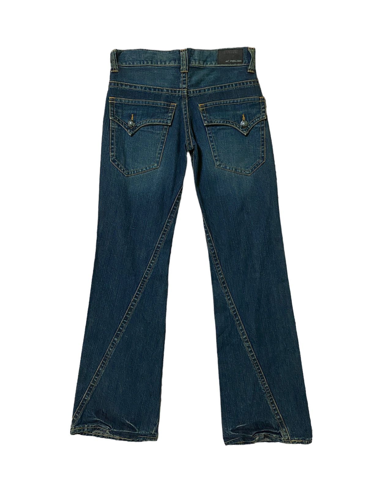 Flared 🔥 ONEILL JEANS Acid Wash Spiral Bootcut Denim Jeans - 2