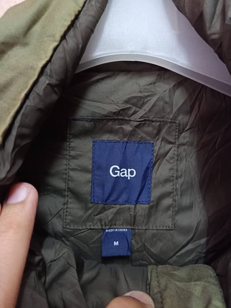 Gap Military Green puffer Jacket - 3