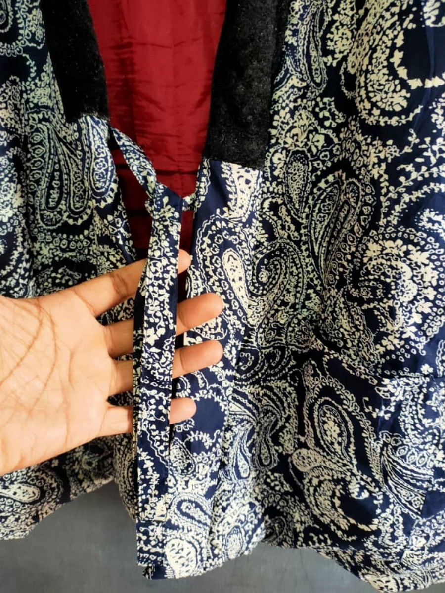 Japanese Traditional - Kimono Hanten Fullprint PaisleY - 4