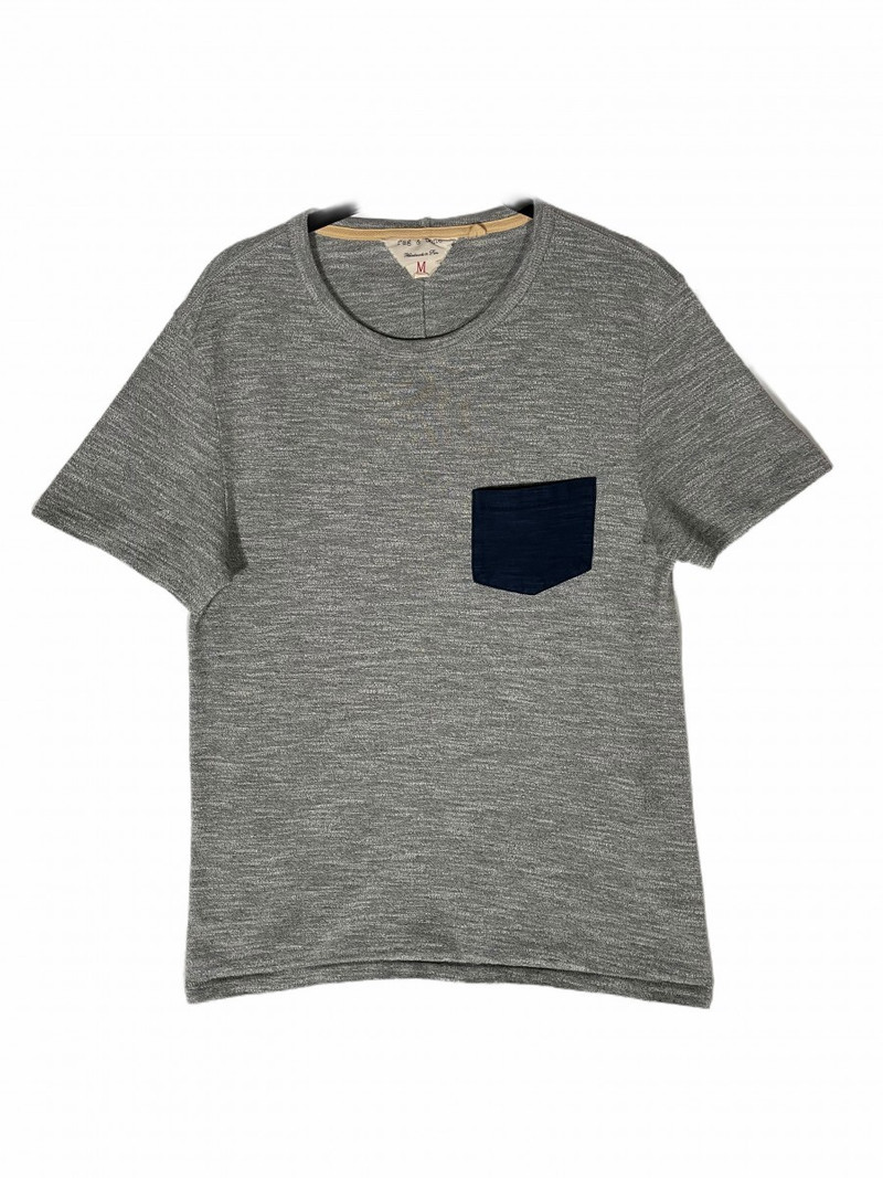 Heather Gray Pocket Tee - 1