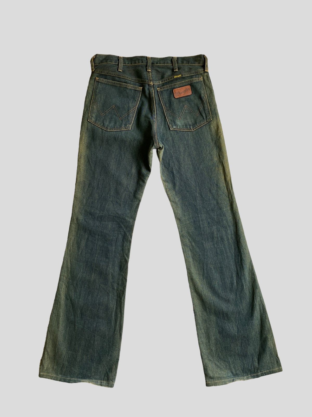 Hype - Flared Wrangler Japan Faded Dark Boot Cut Denim - 4