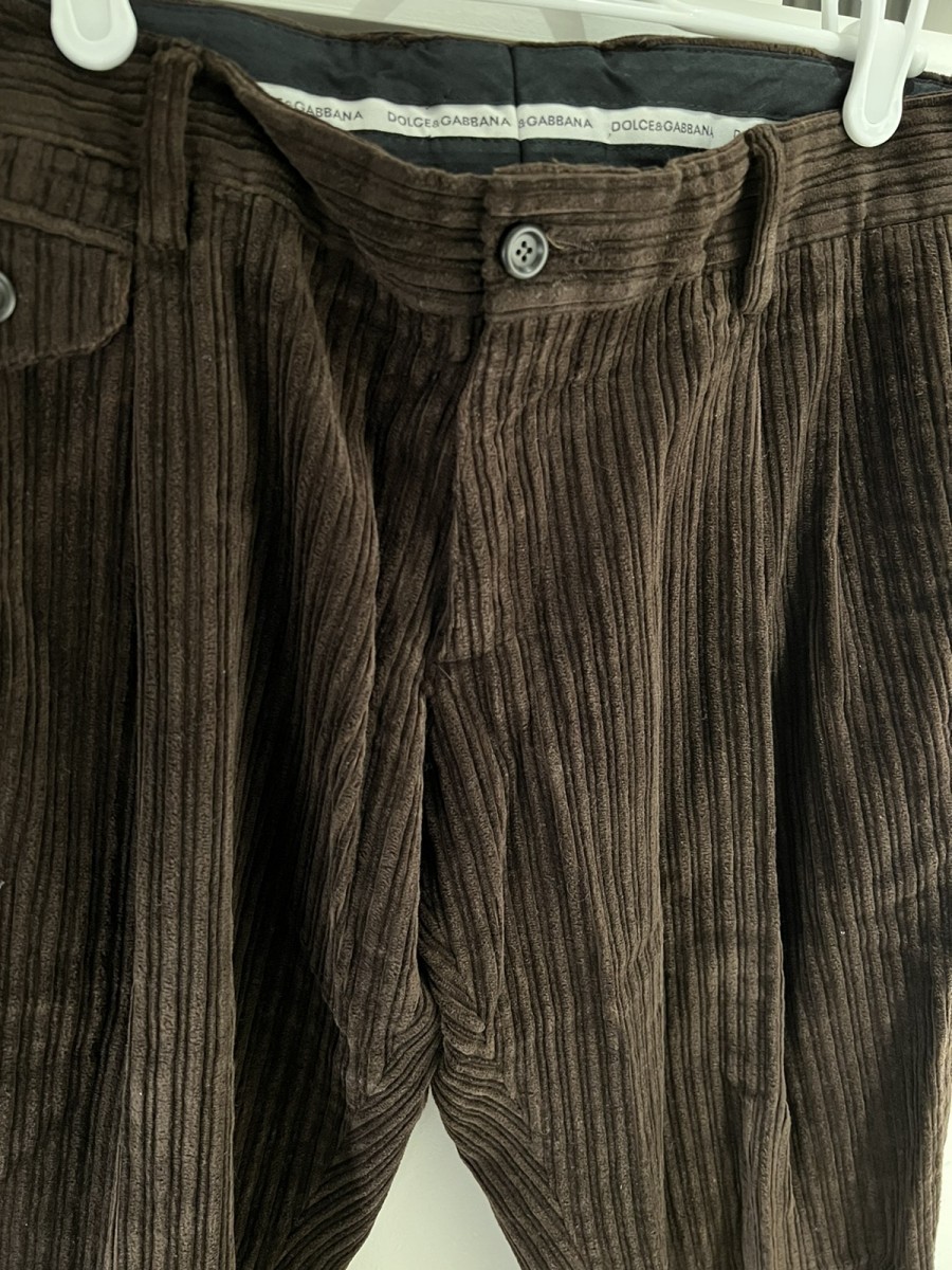 Curduroy pants -Chocolate Brown - 2