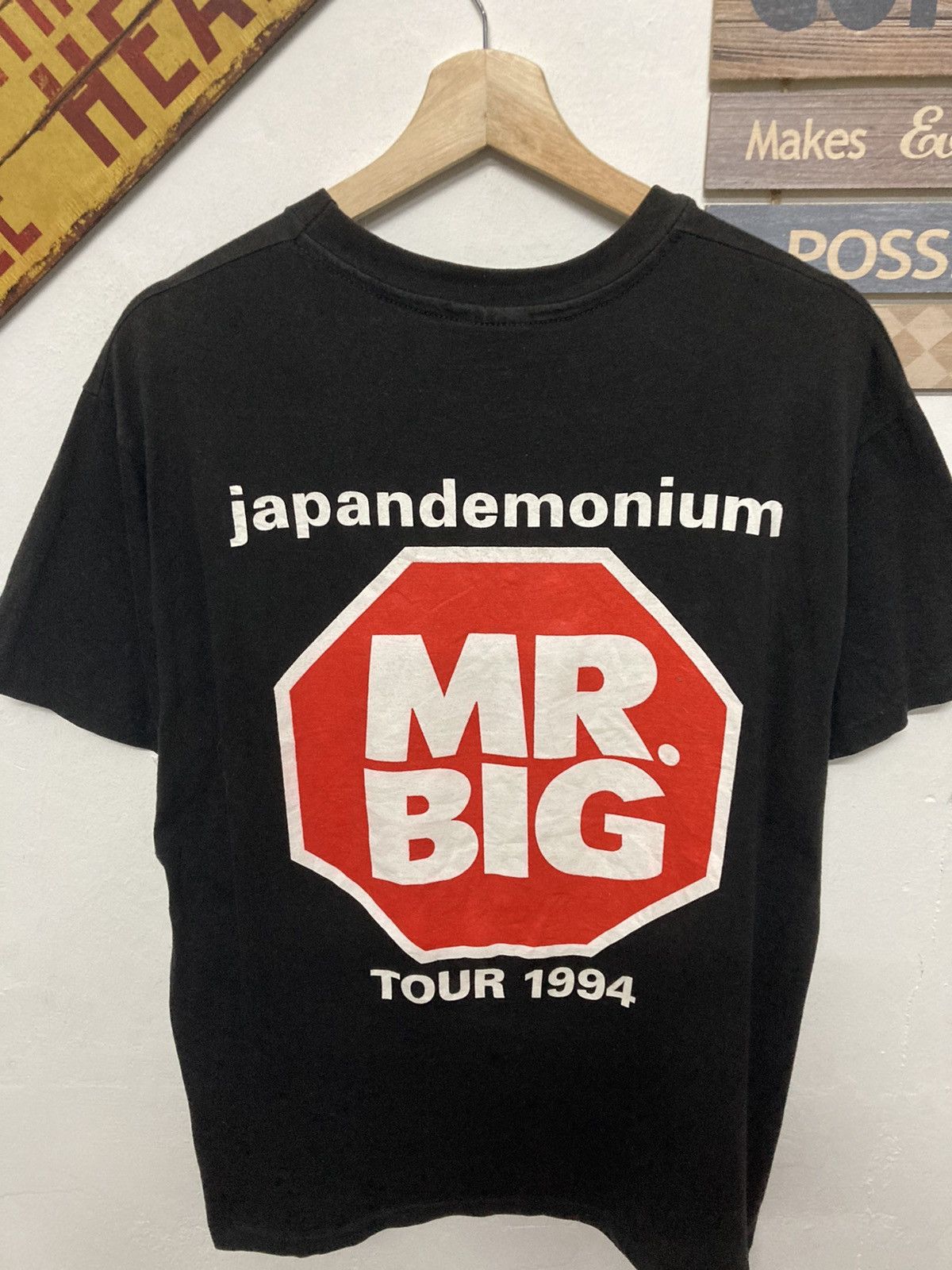 Vintage 1994 Mr. Big Japandemonium Tour T shirt