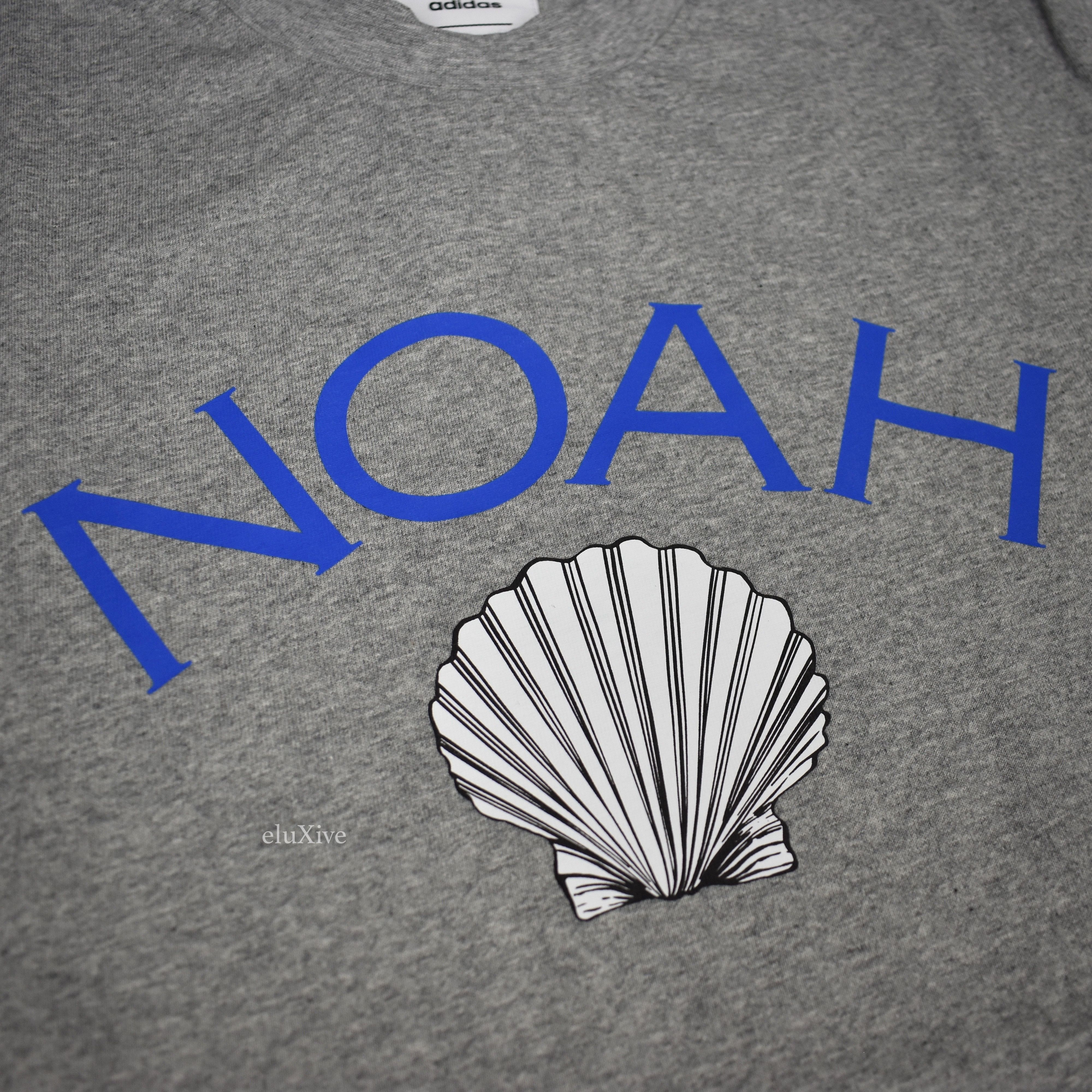 Noah Adidas Shell Core Logo T-Shirt Gray DS - 7