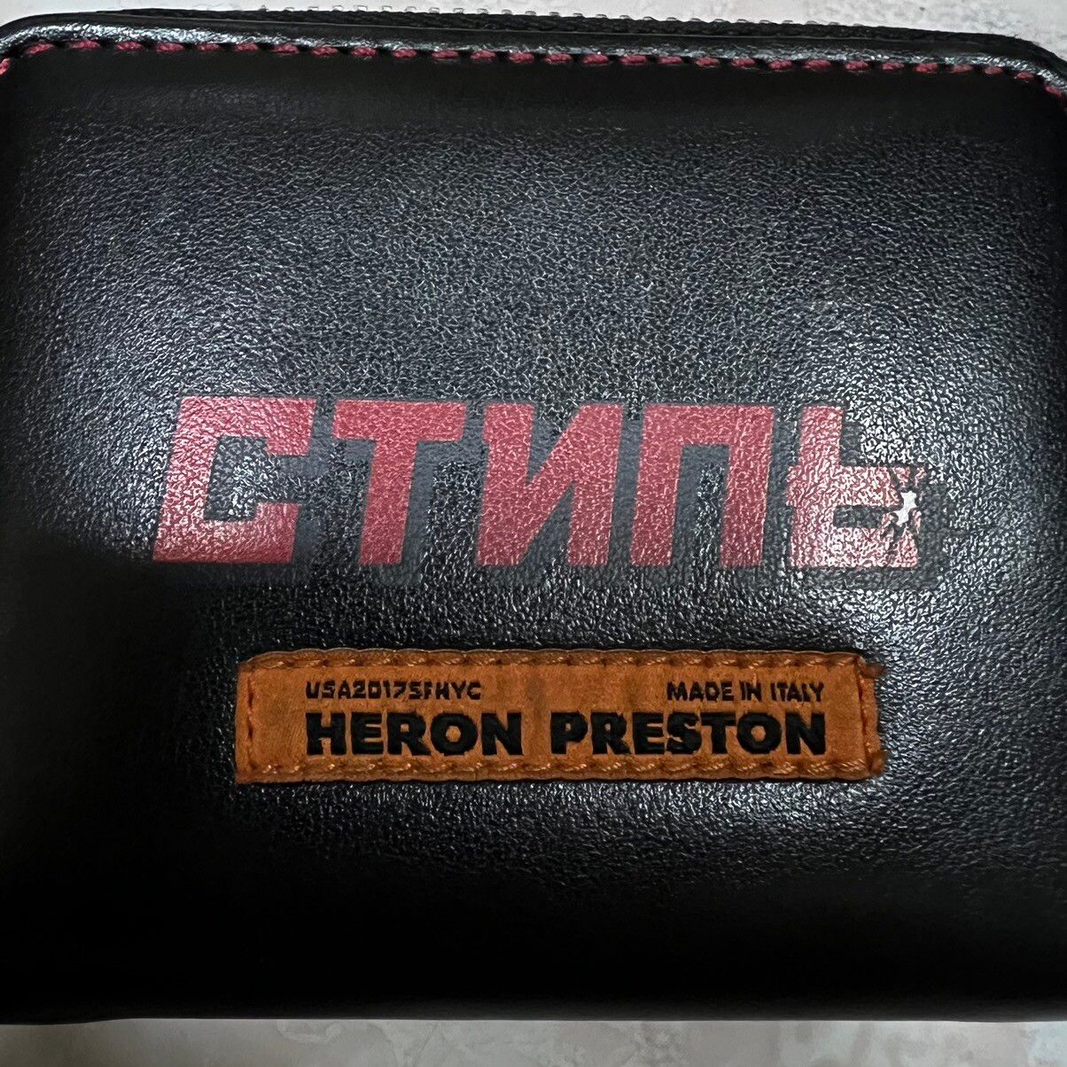 Heron Preston Square Logo Print Wallet - 2