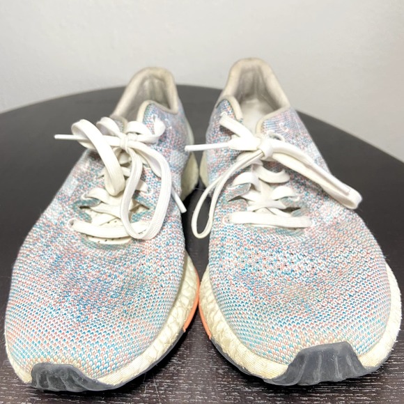 Adidas PureBOOST DPR Grey Footwear White Chalk Coral 6 - 8